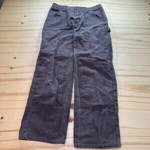 VF Imagewear Double Knee Jeans Mens Size 30x28 Brown Canvas Carpenter Pants Work